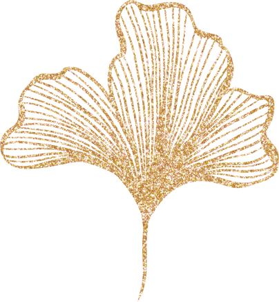 Gold Flower Illustration